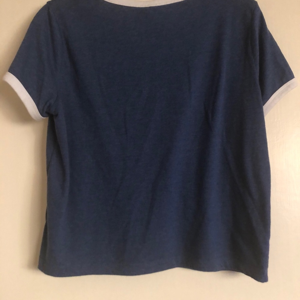 Short sleeve cropped t-shirt